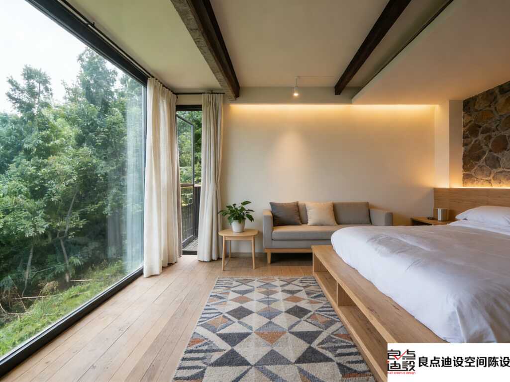 救命!这家民宿的装修软装设计，直接把我‘焊’在了床上!